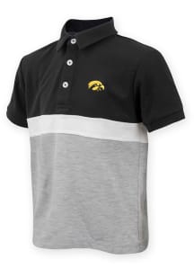 Iowa Hawkeyes Toddler Black Lark Short Sleeve T-Shirt