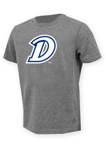 Drake Bulldogs Youth Grey Huron Short Sleeve T-Shirt