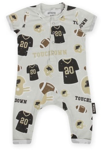Purdue Boilermakers Baby White Cadeace Short Sleeve One Piece