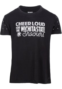 Wichita State Shockers Toddler Girls Blue Reta Short Sleeve T-Shirt