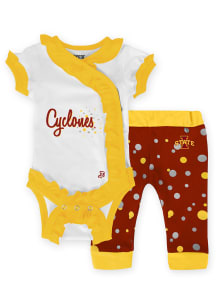 Iowa State Cyclones Infant Girls Cardinal June Set Top and Bottom