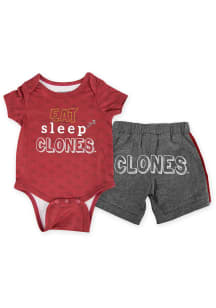 Iowa State Cyclones Infant Cardinal Otto Set Top and Bottom