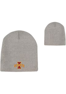 Iowa State Cyclones Redgrave Youth Beanie Baby Knit Hat - Grey