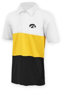 Iowa Hawkeyes Toddler Black Hampton Short Sleeve Polo Shirt