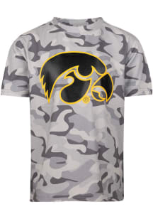 Iowa Hawkeyes Youth Grey Sharp Short Sleeve T-Shirt