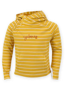 Iowa State Cyclones Girls Gold Luma Long Sleeve Hooded Sweatshirt