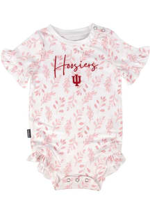 Baby Cardinal Indiana Hoosiers Hali Short Sleeve One Piece