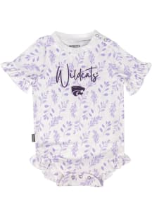 Baby Purple K-State Wildcats Hali Short Sleeve One Piece