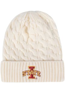 Iowa State Cyclones Dove Infant Knit Baby Knit Hat - White