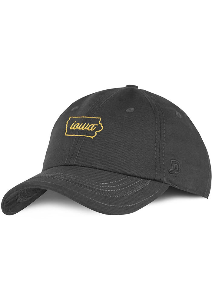 Iowa Hawkeyes Black Adalee Womens Adjustable Hat