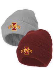 Iowa State Cyclones Red Addison Beanie 2-Pack Youth Knit Hat