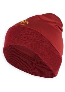 Iowa State Cyclones Red Carbon Mens Knit Hat