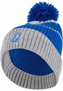 Drake Bulldogs Blue Owens Mens Knit Hat