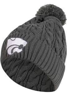 K-State Wildcats Grey Nickel Womens Knit Hat