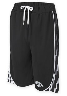 Mens Black Iowa Hawkeyes INTENSITY Shorts