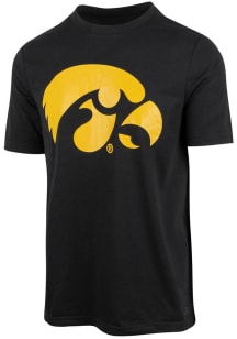 Iowa Hawkeyes Black MATT Short Sleeve T Shirt
