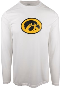 Iowa Hawkeyes White CASON Long Sleeve T Shirt