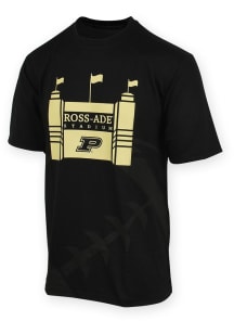 Purdue Boilermakers Black Hugo Short Sleeve T Shirt