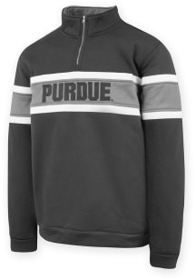 Purdue Boilermakers Mens Black Blaise Long Sleeve 1/4 Zip Pullover