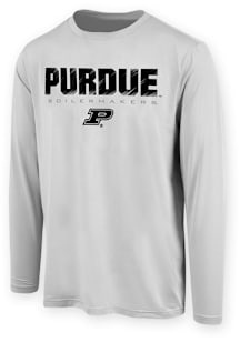 Purdue Boilermakers Grey Dante Long Sleeve T Shirt