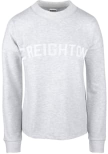 Creighton Bluejays Womens Grey Sutton Crew Sweatshirt