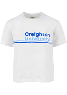Creighton Bluejays Womens White Amia Short Sleeve T-Shirt