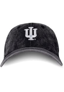 Indiana Hoosiers Black Neveah Washed Youth Adjustable Hat