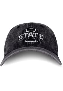 Iowa State Cyclones Black Neveah Washed Youth Adjustable Hat