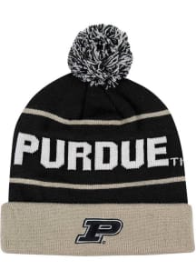Purdue Boilermakers Black Kenny Cuff Pom Mens Knit Hat