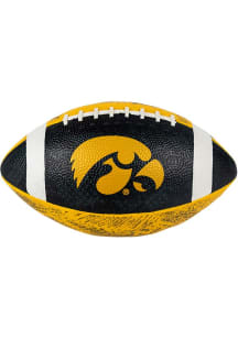 Black Iowa Hawkeyes Mini Rubber Football