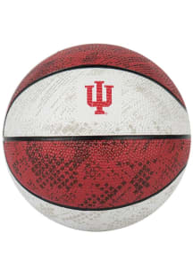 White Indiana Hoosiers Mini Rubber Basketball