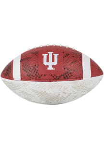 White Indiana Hoosiers Mini Rubber Football