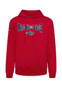 Levelwear  Mens Red Podium 25 MLB ASG Long Sleeve Hoodie