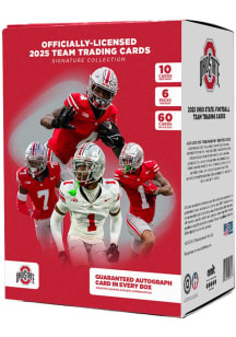 Red Ohio State Buckeyes 2025 Football Platinum Box NCAA Cards