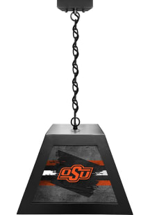 Oklahoma State Cowboys Pendant Black Billiard Lamp