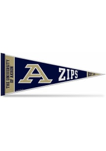 Akron Zips Line Est. 12x30 Pennant - Navy Blue