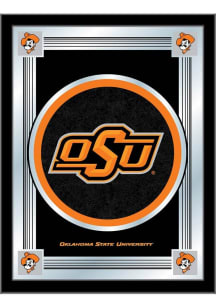 Oklahoma State Cowboys Logo Hanging Back Bar Mirror