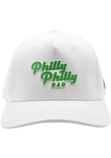 Philadelphia Philly Philly Dad Performance 5-Panel Adjustable Hat - White