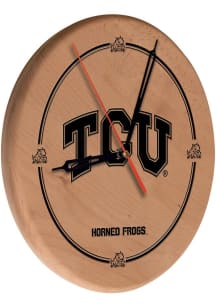 TCU Horned Frogs Laser Engraved Wall Clock