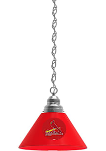 St Louis Cardinals Single Silver Billiard Lamp
