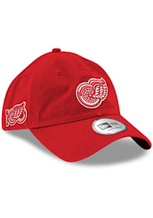 New Era Detroit Red Wings Centennial Casual Classic Adjustable Hat - Red