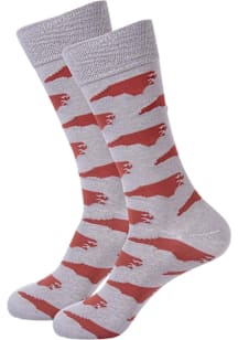North Carolina State Inspired Designs Mens Crew Socks