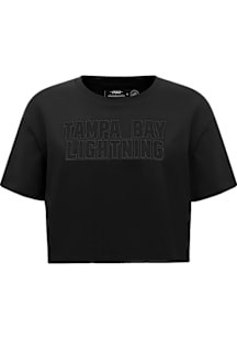 Pro Standard Tampa Bay Lightning Womens Black Neutral Short Sleeve T-Shirt
