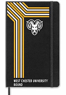 West Chester Golden Rams School Bound team logo Notebook and Folder - Black