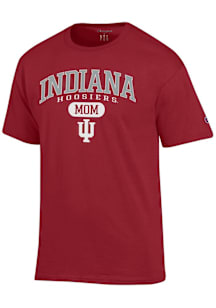 Champion Indiana Hoosiers Crimson Pill Box Mom Jersey Short Sleeve T Shirt