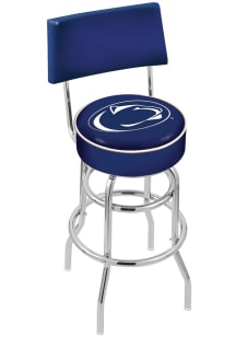 Black Penn State Nittany Lions Double-Ring Swivel with Back Pub Stool