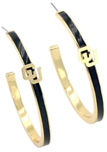 Colorado Buffaloes Logo Hoop Womens Earrings