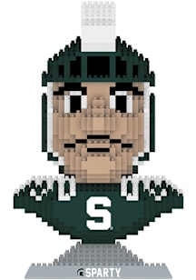 Michigan State Spartans 3D Mascot Bust Building Blocks