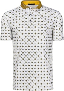 Greyson Missouri Tigers Mens Black All over print Short Sleeve Fashion Polo