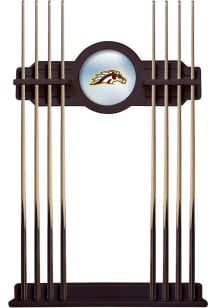 Ash Western Michigan Broncos Solid Wood Cue Rack Pool Table